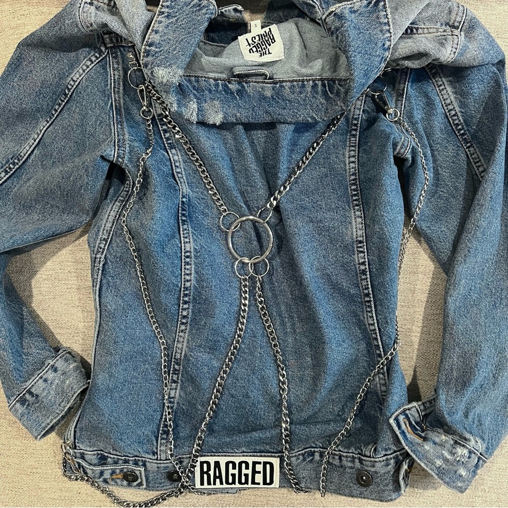 The Ragged Priest Denim Jacket w Chain